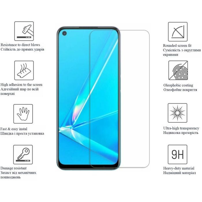 Стекло защитное Drobak OPPO A76 (505042) изображение 2