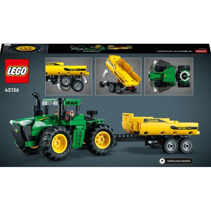 Конструктор LEGO Technic John Deere 9620R 4WD Tractor 390 деталей (42136) изображение 10