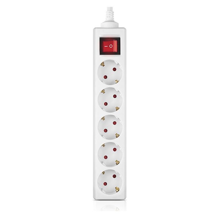 Мережевий фільтр живлення REAL-EL RS-Protect M 3m, white (EL122300027) зображення 2