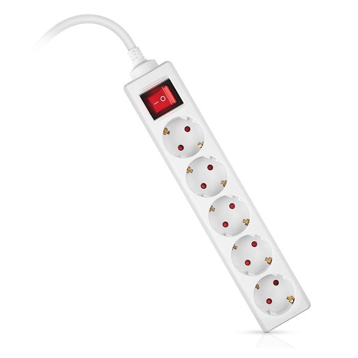 Мережевий фільтр живлення REAL-EL RS-Protect M 3m, white (EL122300027) зображення 3