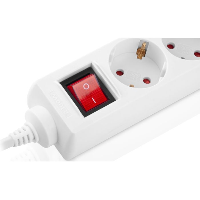 Мережевий фільтр живлення REAL-EL RS-Protect M 3m, white (EL122300027) зображення 5