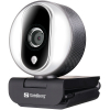 Веб-камера Sandberg Streamer Webcam Pro Full HD Autofocus Ring Light Black (134-12) изображение 2