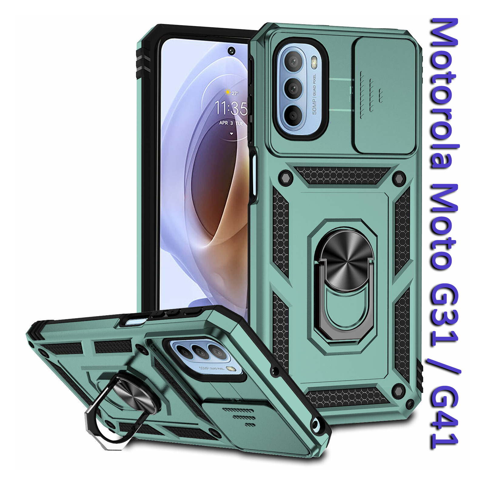 Чехол для мобильного телефона BeCover Military Motorola Moto G31 / G41 Dark Green (708192)