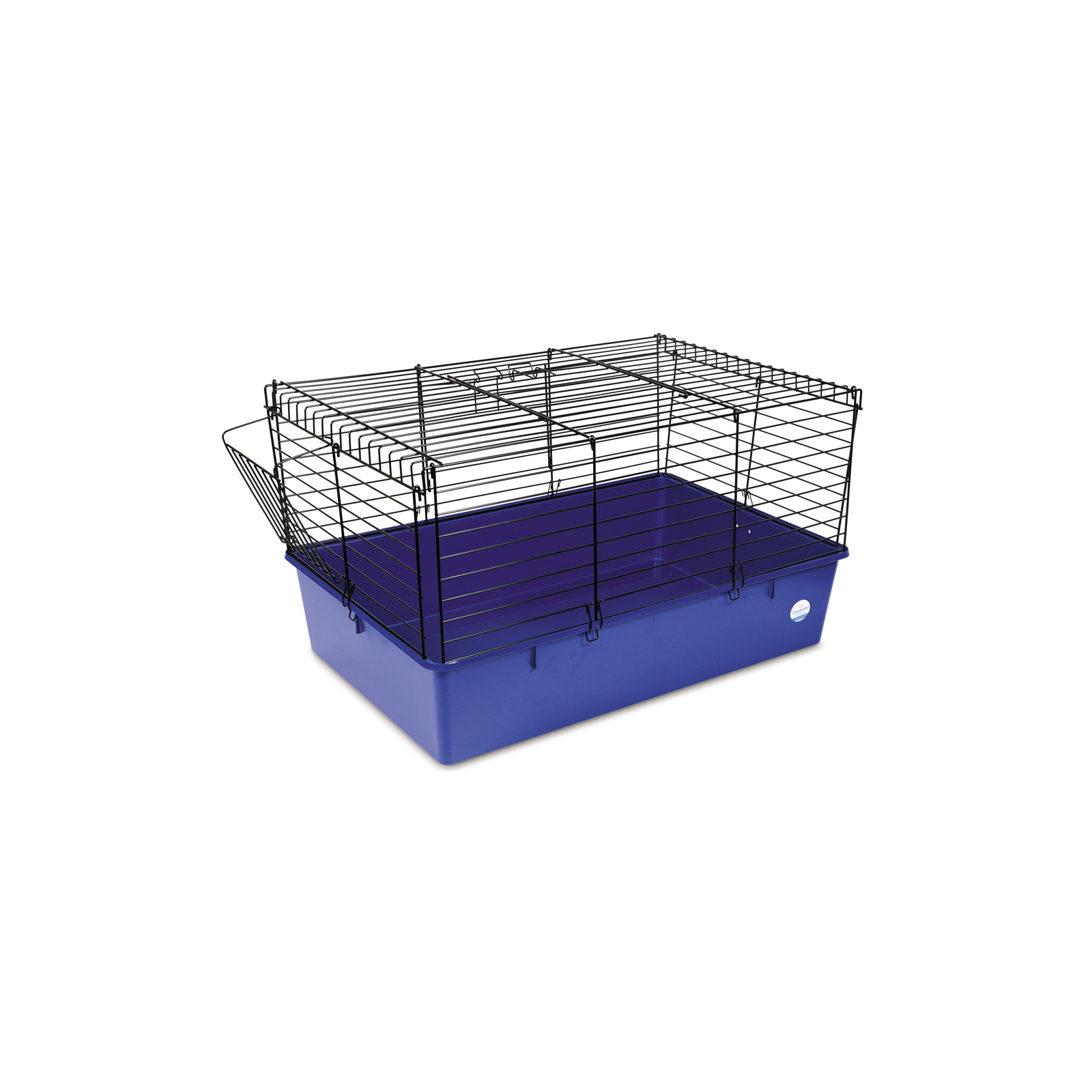 Клітка для гризунів Природа Кролик 70x40x50 см чорна/синя (4823082415076)