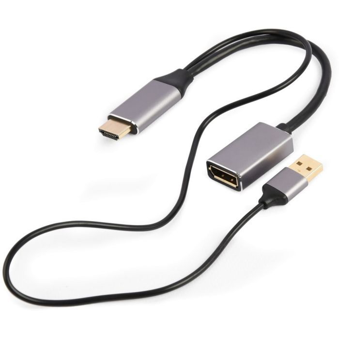 Перехідник Cablexpert HDMI to DisplayPort 4K 60Hz (A-HDMIM-DPF-02) зображення 2