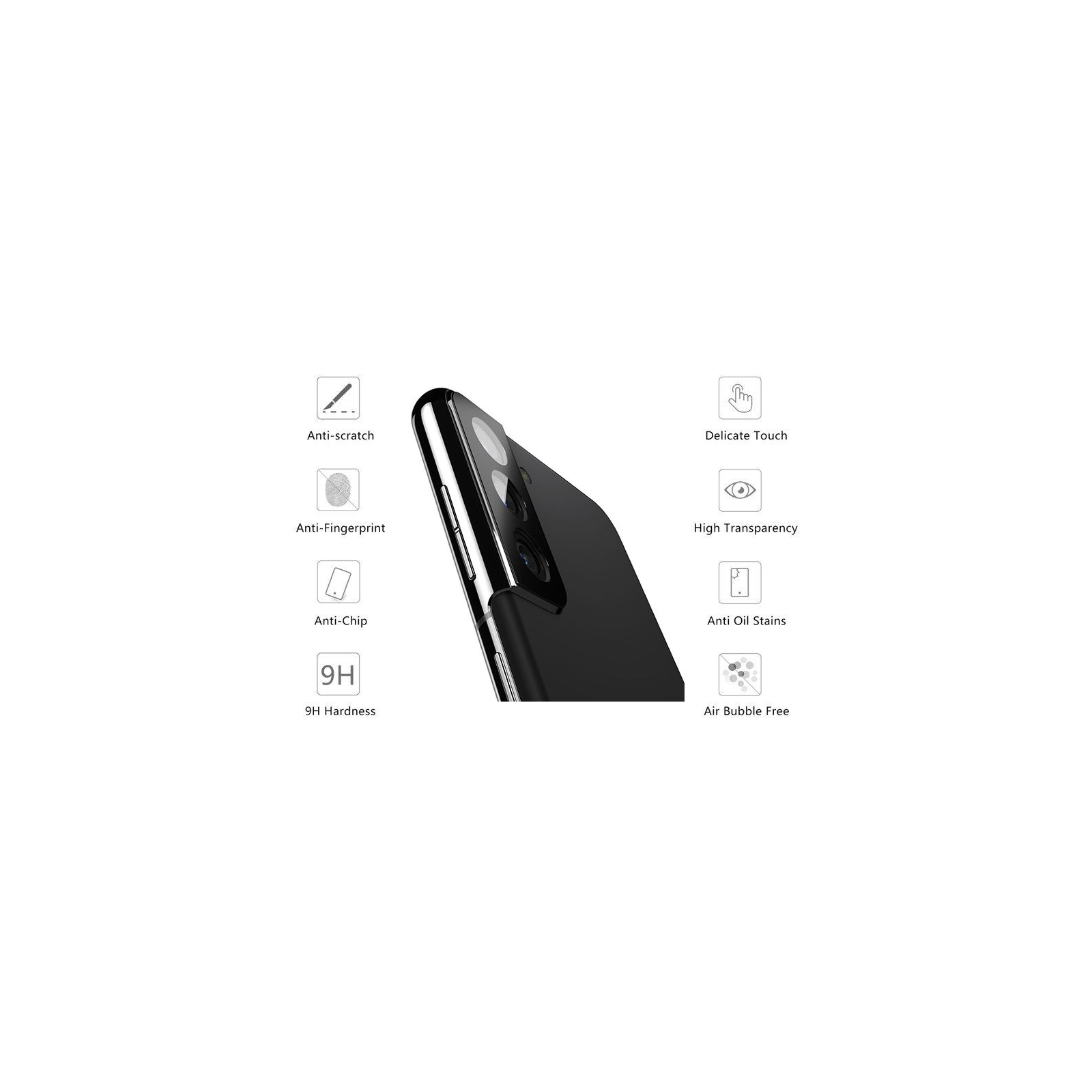 Стекло защитное Drobak 3D camera Samsung Galaxy S21 Ultra (464610) изображение 4
