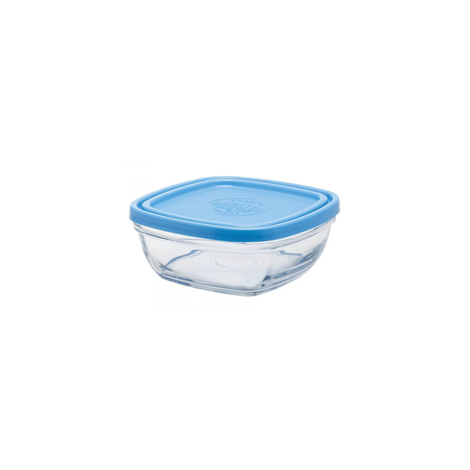 Харчовий контейнер Duralex Lys Carre Quadrate Blue 3100 мл 23 см (9024AM06)