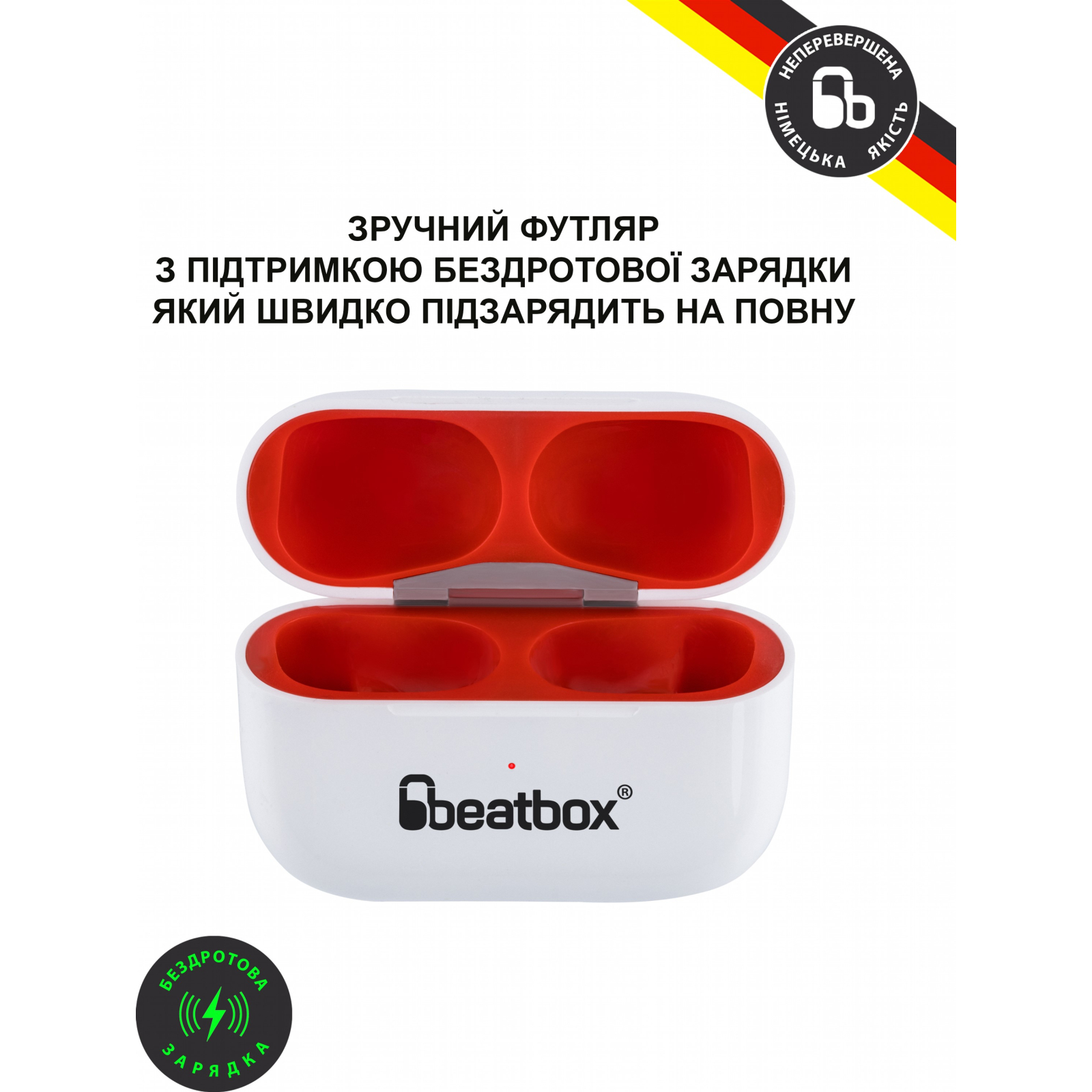 Наушники BeatBox PODS PRO 1 Wireless Charging White (bbppro1wcw) изображение 4