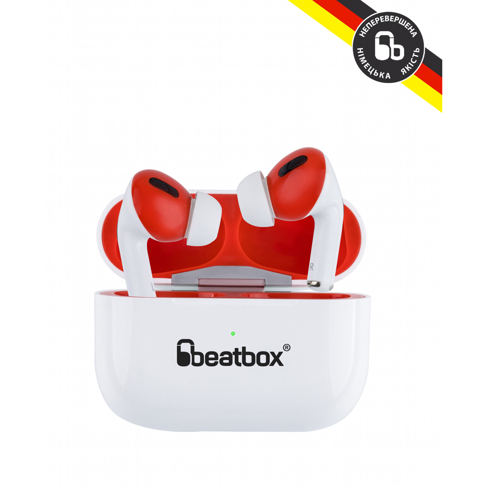 Наушники BeatBox PODS PRO 1 Wireless Charging Black-Red (bbppro1wcbr) изображение 5