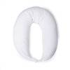 Подушка MirSon для вагітних та годування №8300 Velvet Line 28-0001 White Велюр 30х170х20 см (2200006200253) зображення 2