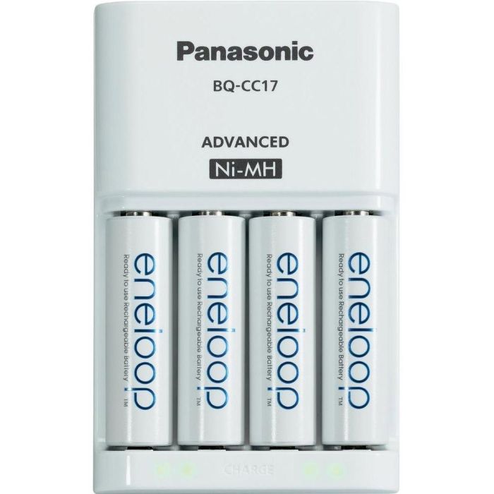 Зарядное устройство для аккумуляторов Panasonic Advanced Charger + Eneloop 4AA 2000 mAh NI-MH (K-KJ17MCD40E)