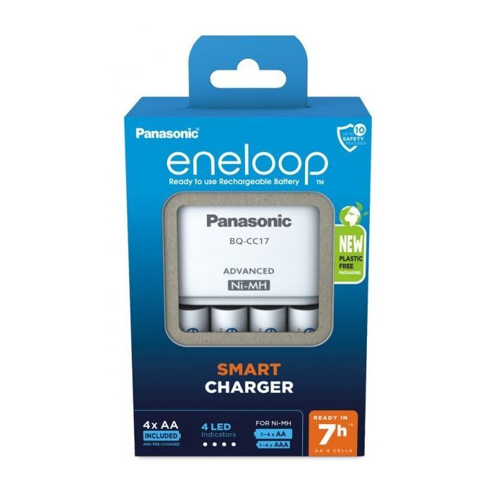 Зарядное устройство для аккумуляторов Panasonic Advanced Charger + Eneloop 4AA 2000 mAh NI-MH (K-KJ17MCD40E) изображение 3