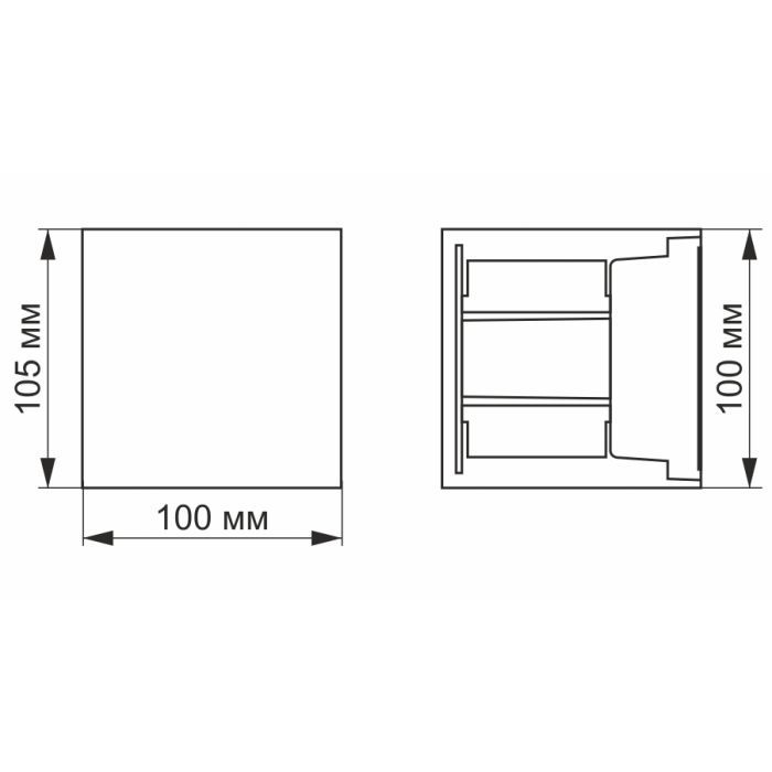Світильник Videx LED AR04 IP54  6W 2700K (VL-AR04-062B) зображення 5