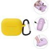 Чохол для навушників BeCover Silicon для Apple AirPods (3nd Gen) Yellow (707233) зображення 4