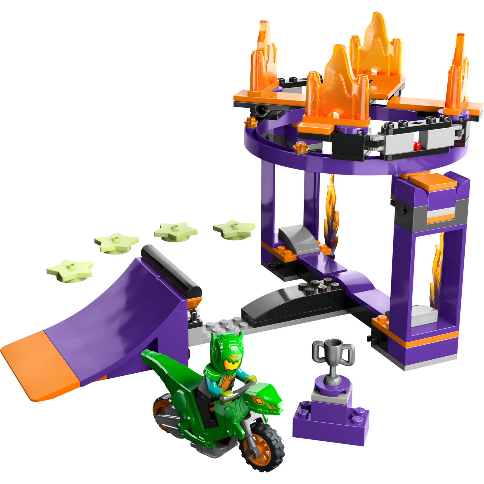Конструктор LEGO City Stuntz Завдання із каскадерською рампою 144 деталі (60359) зображення 2