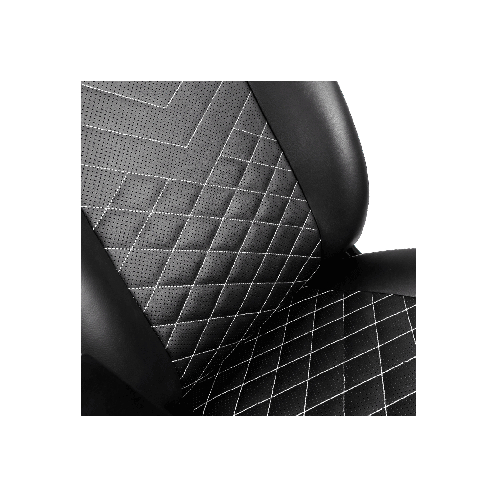 Крісло ігрове Noblechairs Icon Black/Platinum White (NBL-ICN-PU-BPW) зображення 4