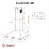Вытяжка кухонная Perfelli K 6610 BL 1000 LED изображение 10