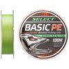Шнур Select Basic PE 100m Light Green 0.10mm 10lb/4.8kg (1870.27.47)