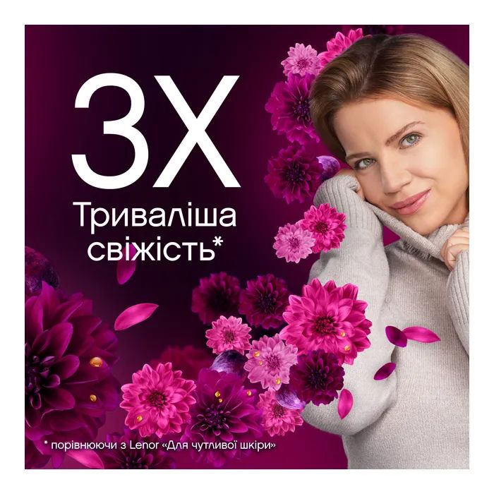 Кондиционер для белья Lenor Бриллиантовый инжир и вода лотоса 1200 мл (8006540909300) изображение 3