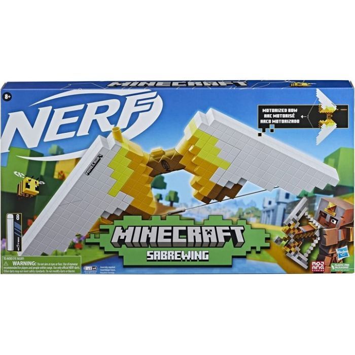 Игрушечное оружие Hasbro Nerf Бластер лук Sabrewing Майнкрафт (F4733) изображение 3
