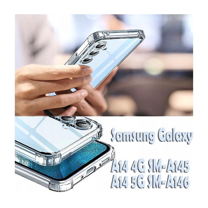 Чохол до мобільного телефона BeCover Anti-Shock Samsung Galaxy A14 4G SM-A145/A14 5G SM-A146 Clear (709084) зображення 5