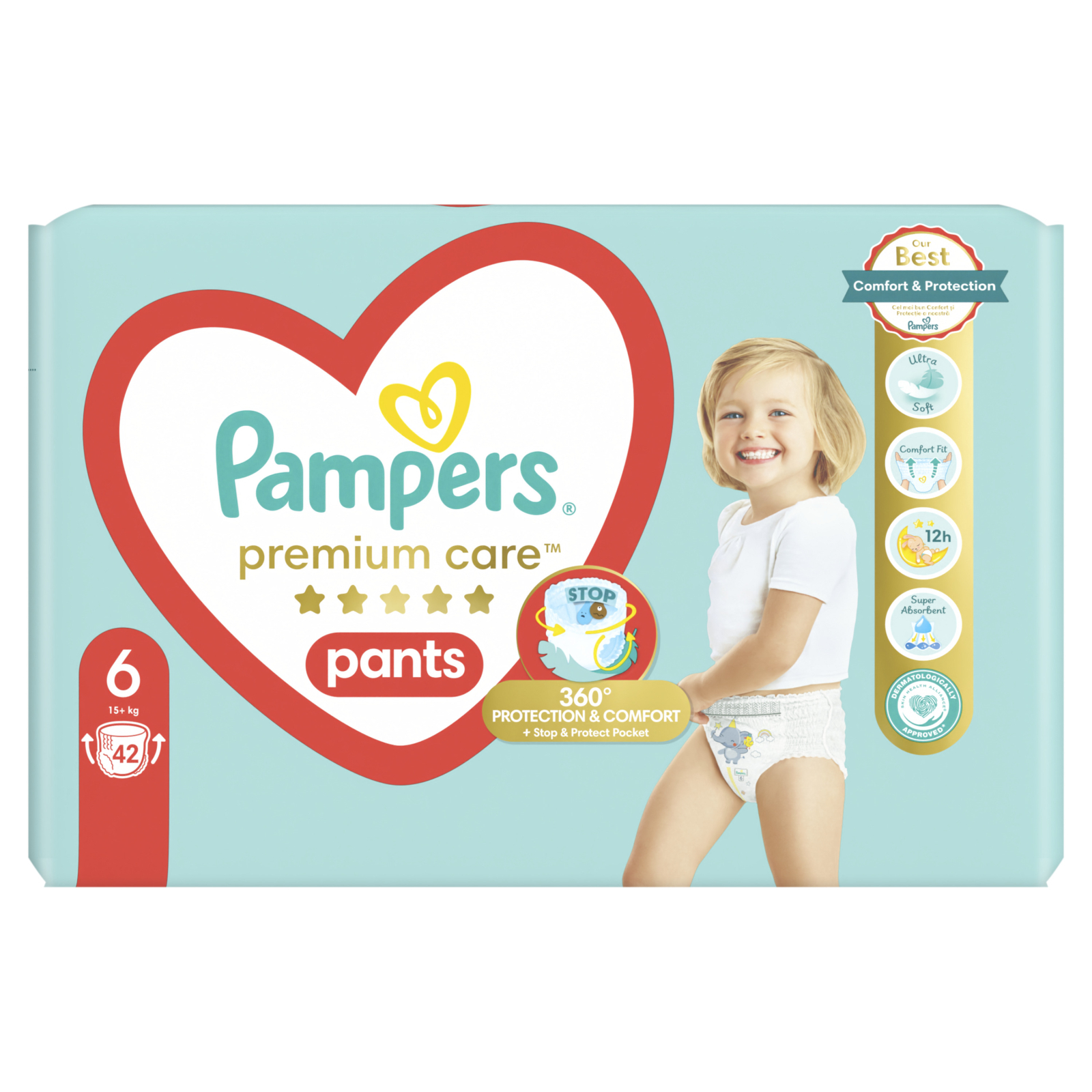 Підгузки Pampers Premium Care Pants Junior (12-17 кг), 20 (8001090190543) зображення 2