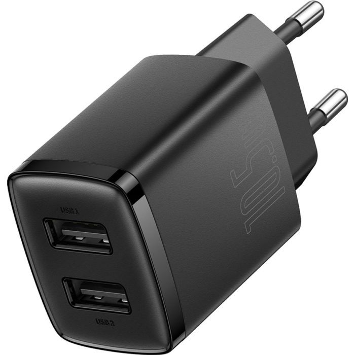Зарядное устройство Baseus Compact Charger 2U White (CCXJ010202) изображение 2