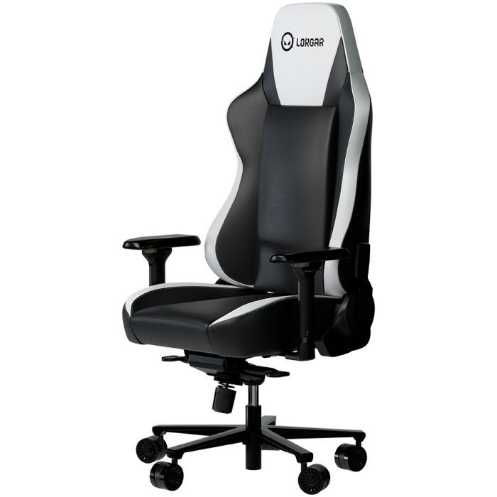 Кресло игровое Lorgar Base 311 Black/White (LRG-CHR311BW)