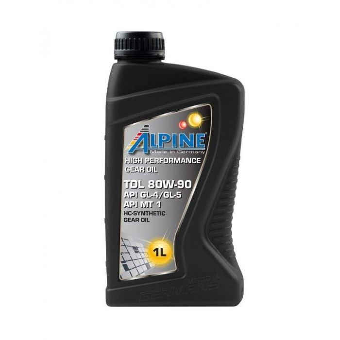 Трансмиссионное масло Alpine Gear Oil 80W-90 TDL GL-4/GL-5 1л (0725-1)
