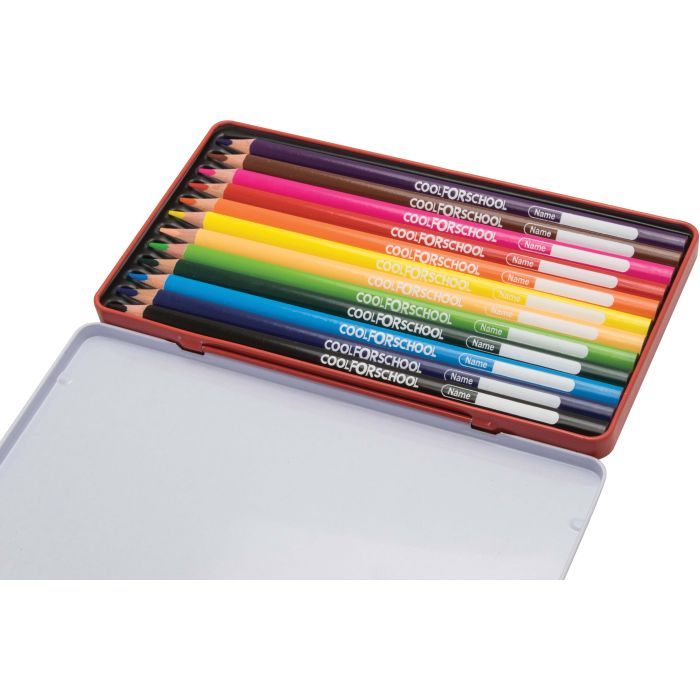Олівці кольорові Cool For School Premium тригранні, 12 кольорів (CF15177) зображення 2