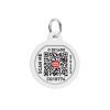 Адресник для тварин WAUDOG Smart ID з QR паспортом "Супермен Америка" коло 30 мм (230-1010) зображення 3