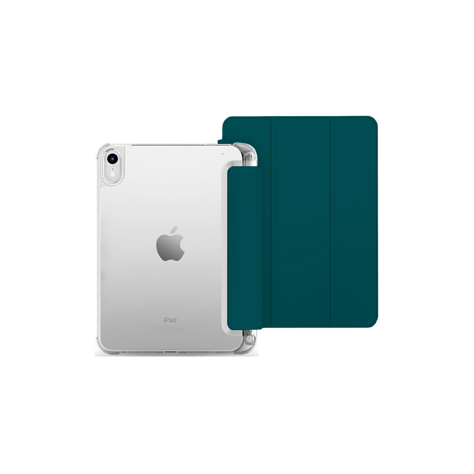 Чехол для планшета BeCover TPU Edge mount Apple Pencil Apple iPad 10.9" 2022 Dark Green (708482) изображение 2