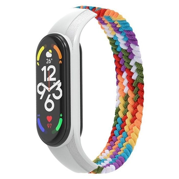 Ремінець до фітнес браслета Armorstandart Braided Solo Loop для Xiaomi Mi Band 7/6/5/4 Pride Edition size S (ARM64941)