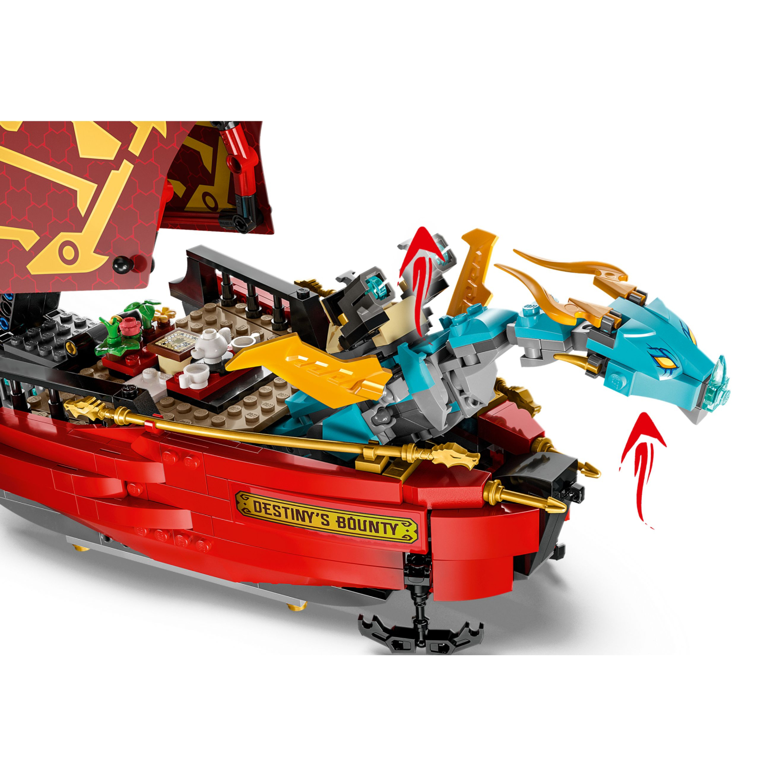 Конструктор LEGO Ninjago Подарок судьбы — гонки со временем 1739 деталей (71797) изображение 7