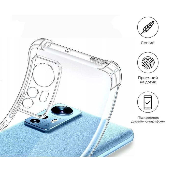 Чехол для мобильного телефона BeCover Anti-Shock Xiaomi Redmi Note 12S Clear (709326) изображение 4