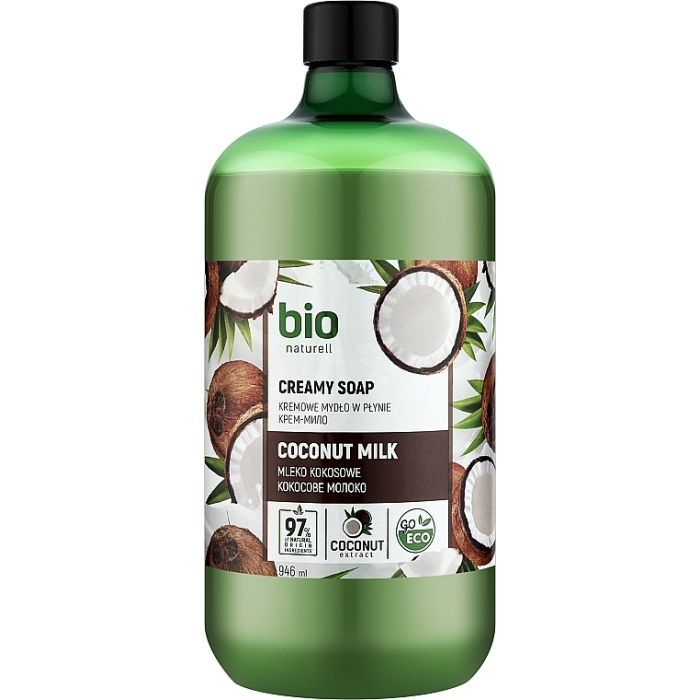 Жидкое мыло Bio Naturell Coconut Milk Creamy Soap Кокосовое молоко запаска 946 мл (4820168434532)