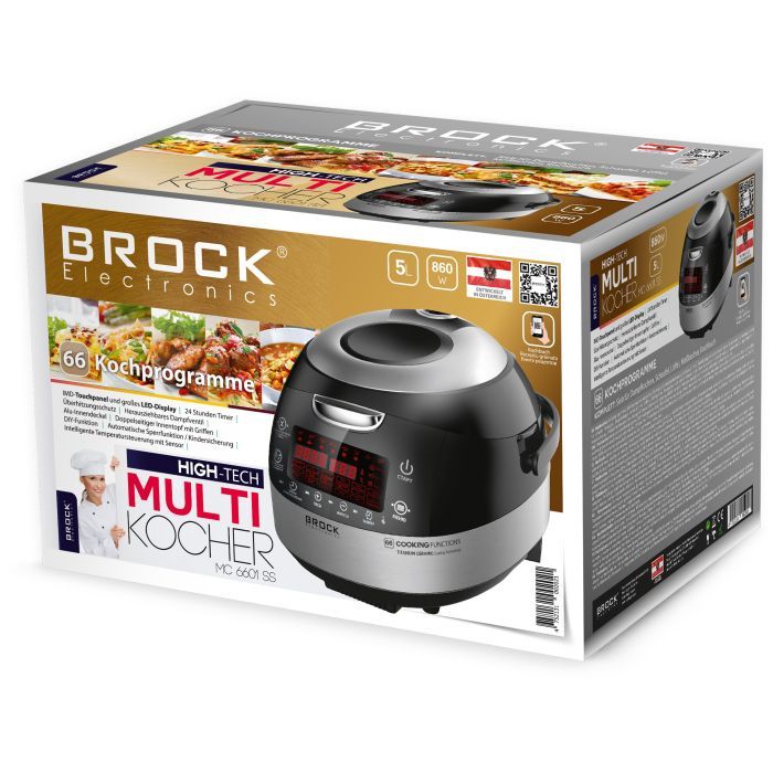 Мультиварка Brock MC 6601 SS (MC6601SS) зображення 2