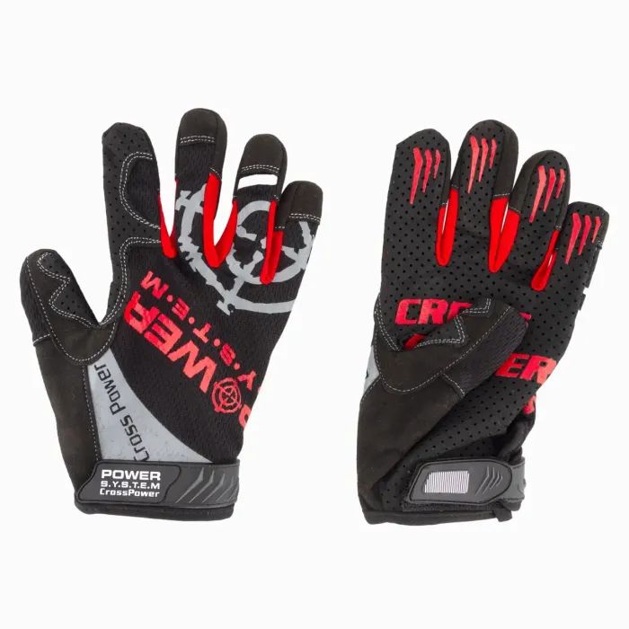 Перчатки для фитнеса Power System Cross Power PS-2860 Black/Red XL (PS-2860_XL_Black-red) изображение 5