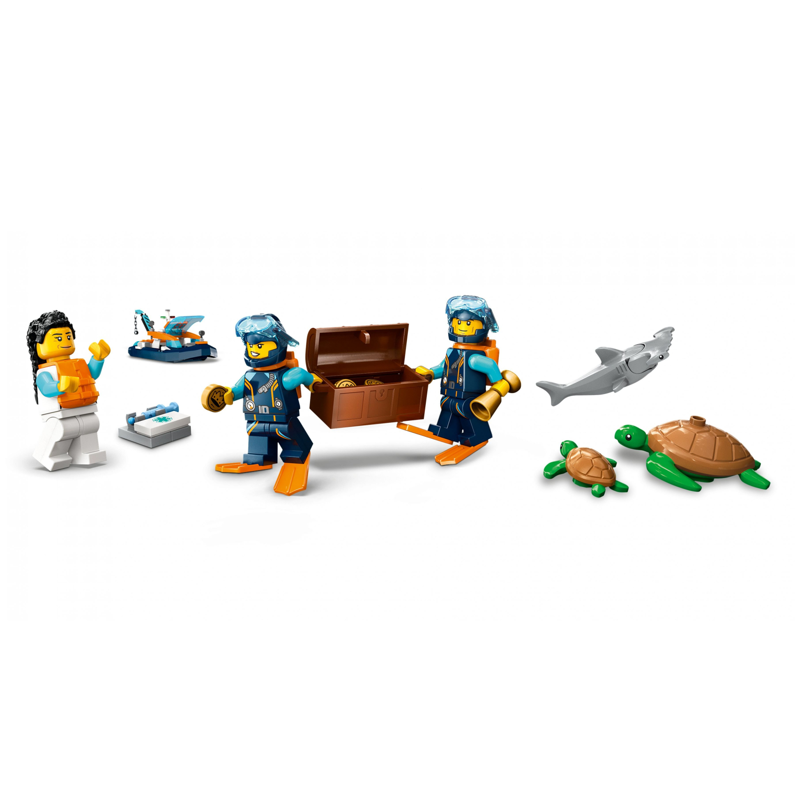 Конструктор LEGO City Дослідницький підводний човен 182 деталей (60377) зображення 7