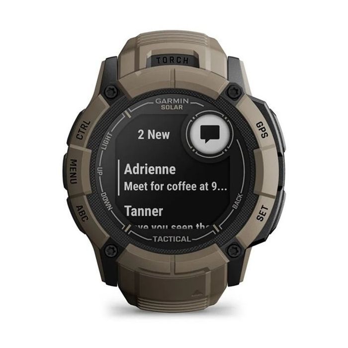Смарт-годинник Garmin Instinct 2X, Solar, Tactical Edition, Coyote Tan, GPS (010-02805-02) зображення 11