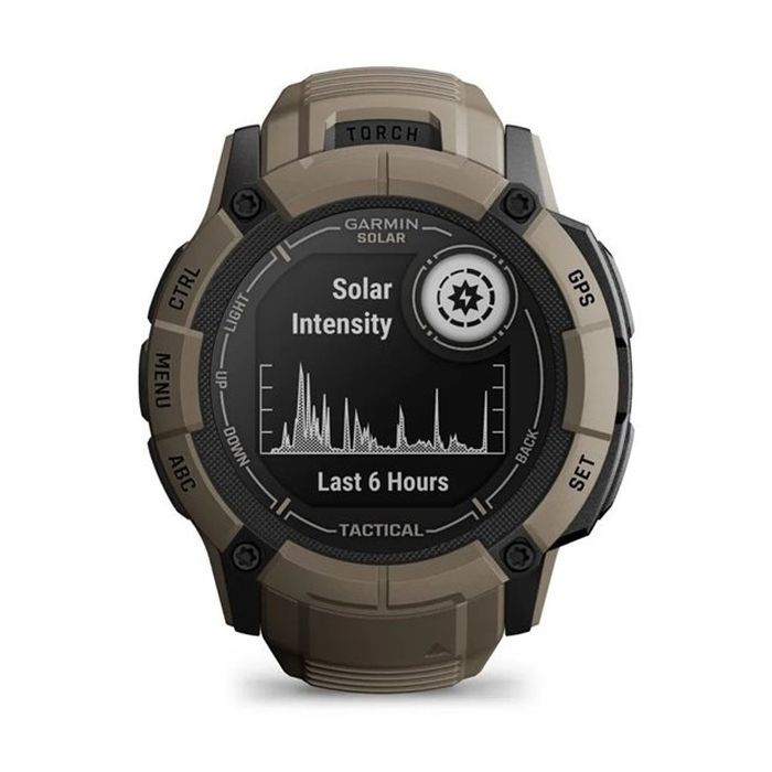 Смарт-годинник Garmin Instinct 2X, Solar, Tactical Edition, Coyote Tan, GPS (010-02805-02) зображення 2