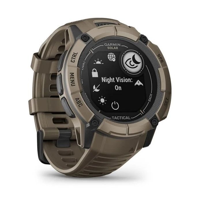 Смарт-годинник Garmin Instinct 2X, Solar, Tactical Edition, Coyote Tan, GPS (010-02805-02) зображення 3