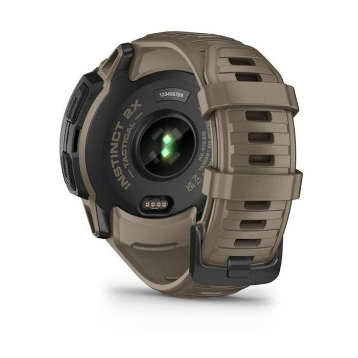 Смарт-годинник Garmin Instinct 2X, Solar, Tactical Edition, Coyote Tan, GPS (010-02805-02) зображення 6