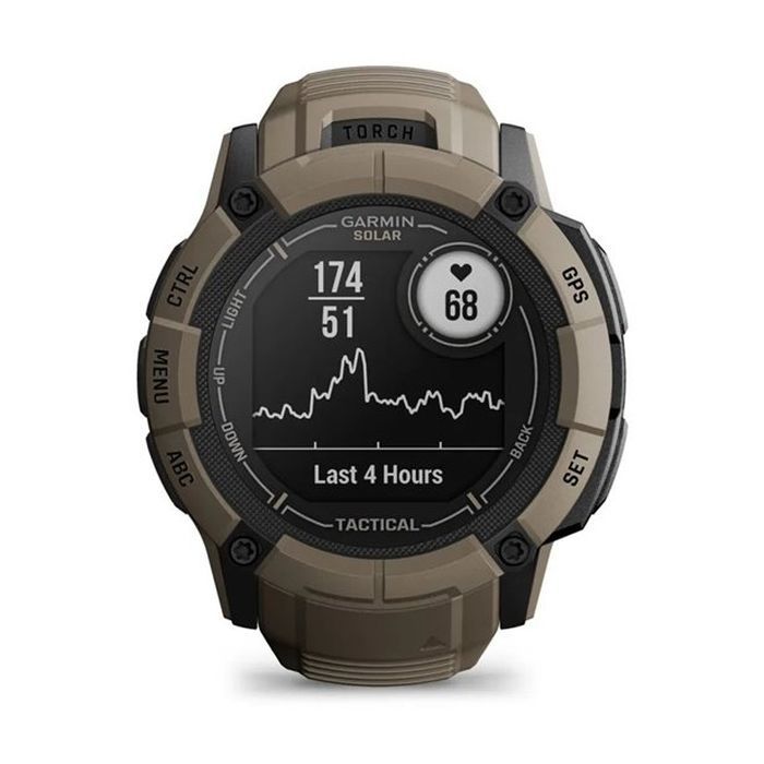 Смарт-годинник Garmin Instinct 2X, Solar, Tactical Edition, Coyote Tan, GPS (010-02805-02) зображення 7