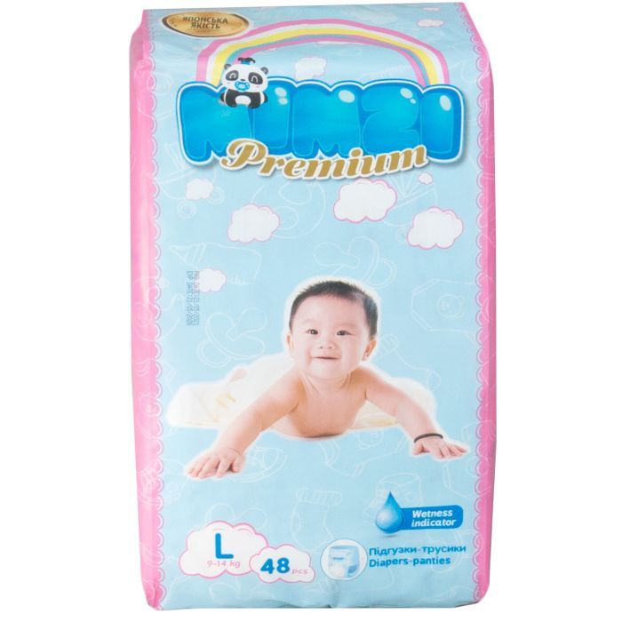 Подгузники Mimzi L 9-14 кг 48 шт. (MPL48) (4820209800135) изображение 9