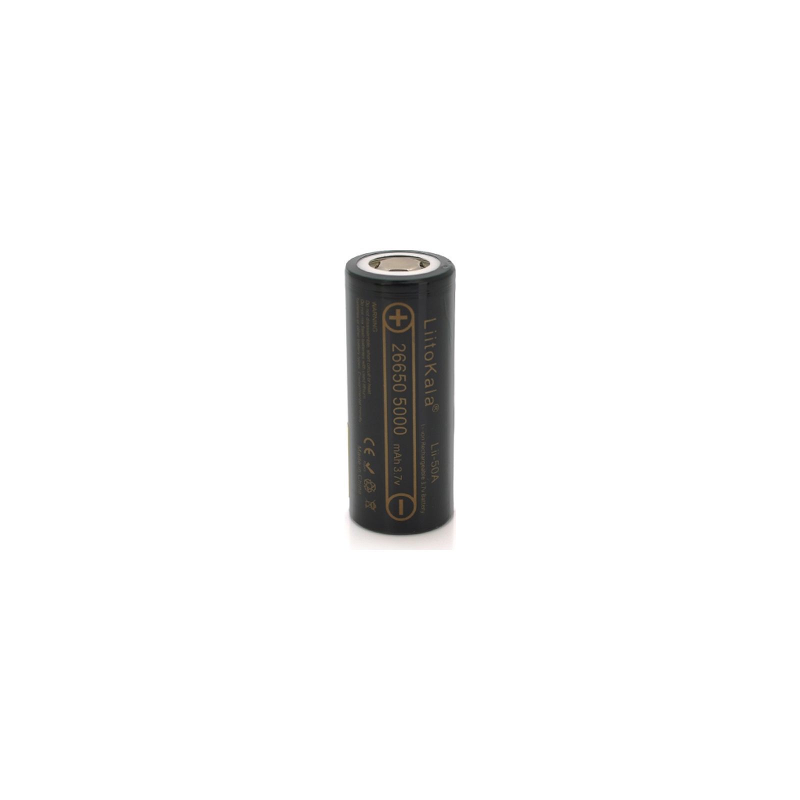ᐈ Купить аккумулятор Liitokala 26650 5000mAh (5100-5500mAh) 25A