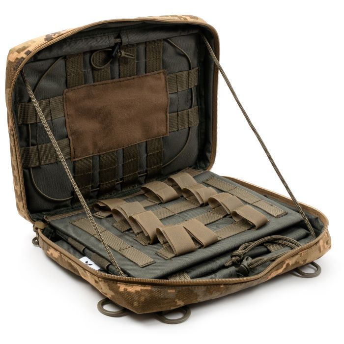 Чехол для планшета Vinga Tactical Military universal 10-11" MOLLE, Oxford 600D, pixel (VTB11UTMOP) изображение 4