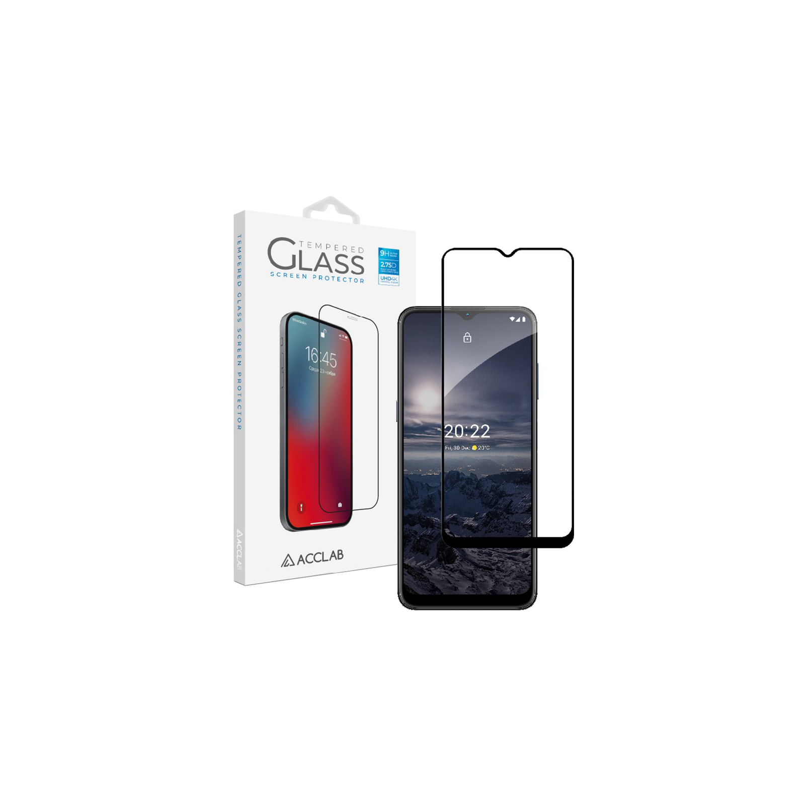 Стекло защитное ACCLAB Full Glue Nokia G21 (1283126535116)