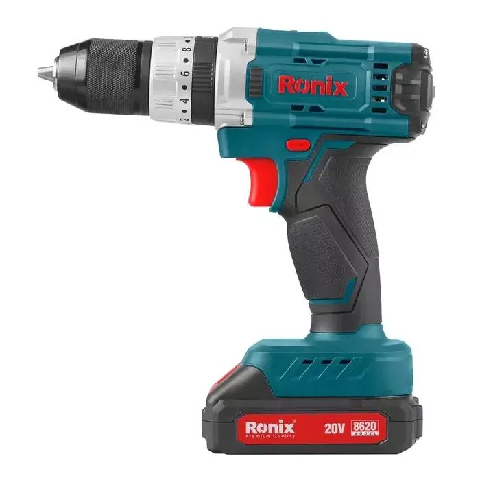 Шуруповерт Ronix аккумуляторный 20В, 1.5Ah x 2 (8620) изображение 2