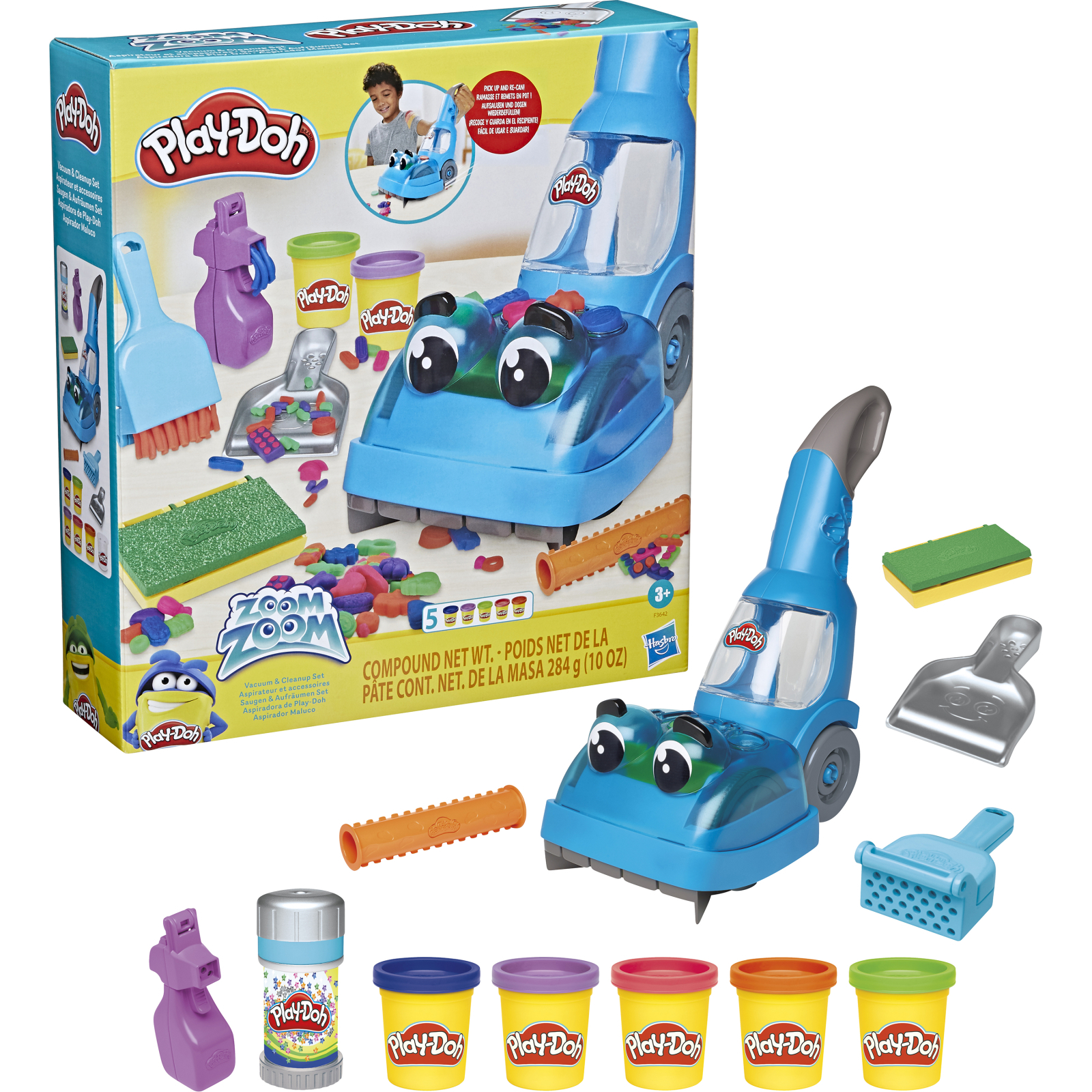 Набор для творчества Hasbro Play-Doh Уборка и очистка (F3642) изображение 2